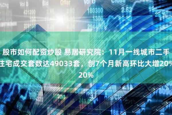 股市如何配资炒股 易居研究院：11月一线城市二手住宅成交套数达49033套，创7个月新高环比大增20%
